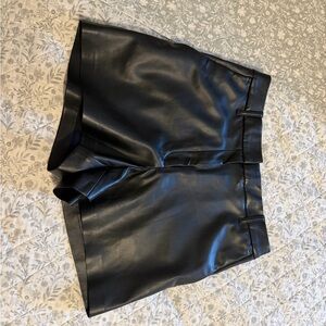 Express faux leather short